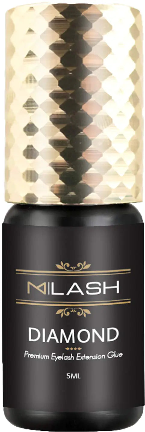 M|LASH Premium Eyelash Glue - Lash Extension Glue with 6-7 Weeks Retention 1-2 Second Dry Time 5ml - Volume & Classic Eye Lash Glue for Professional Use Only