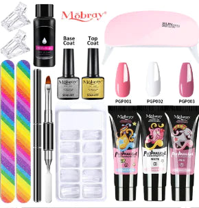 Supreme Mobray Nails 13-Piece Set with UV Lamp