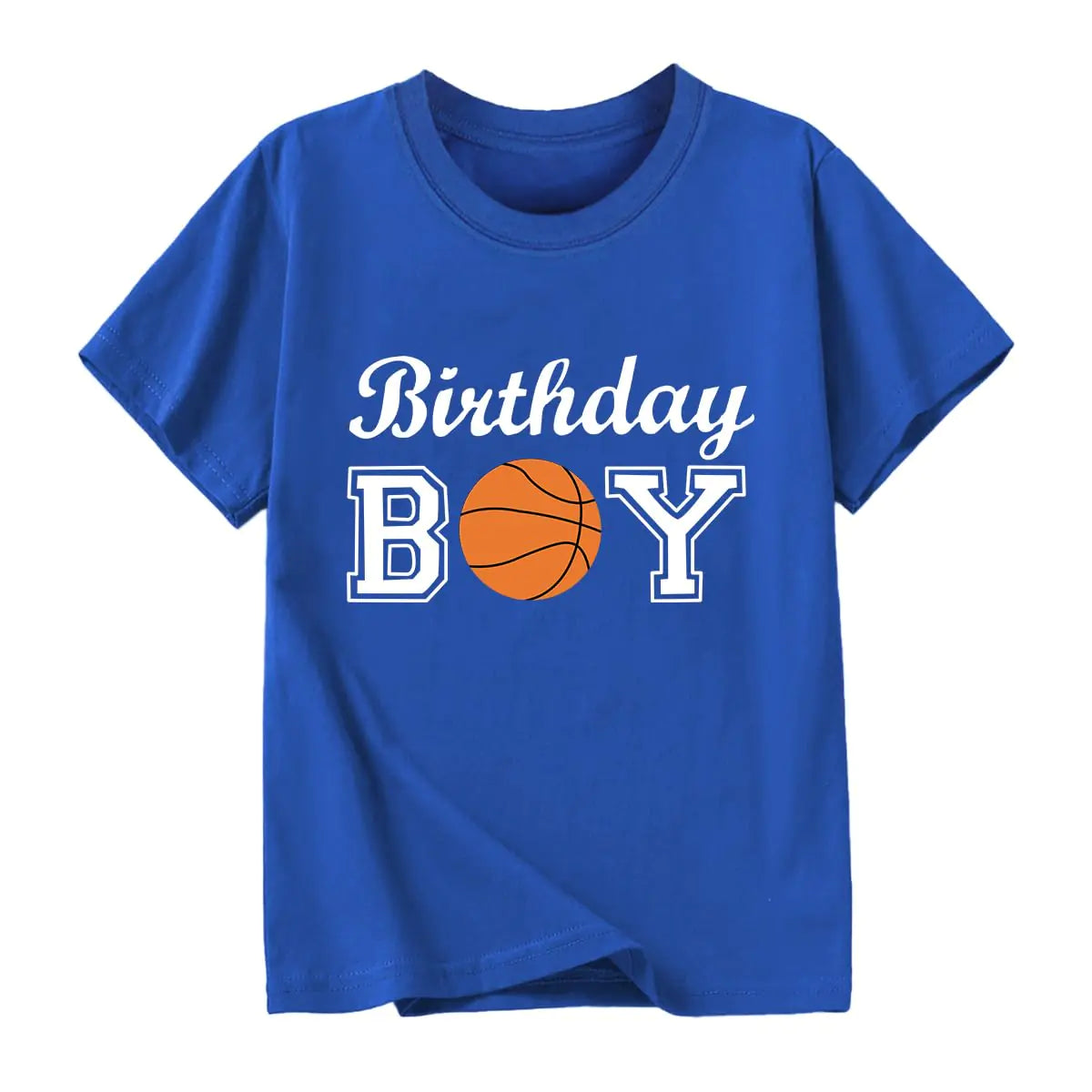 Goengmo 7th Birthday Basketball Boy Seven Years Old Basketball Player T-Shirt Cotton Short Sleeve Tees