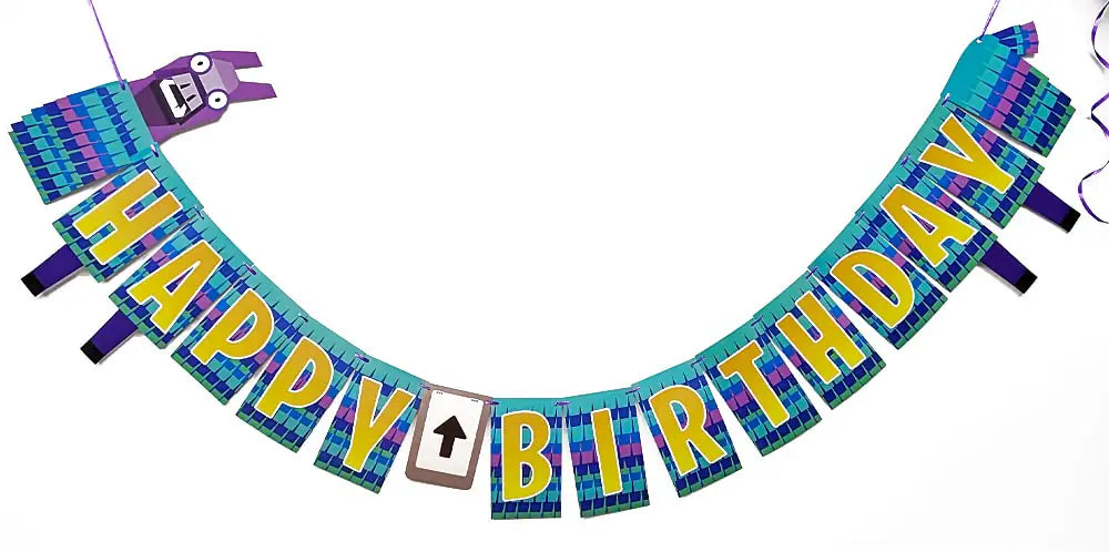 Video Game Party Banner for Nite Video Game Party Supplies for Boys Video Game Party Banner Favors Kids Birthday Decorations