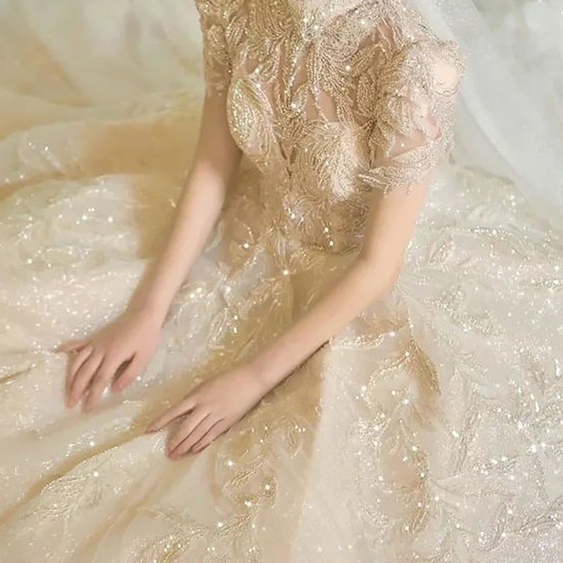Retro French Slimming Wedding Dress for Bride