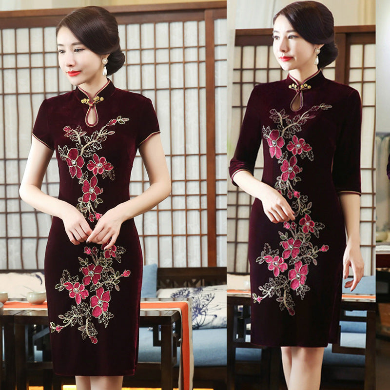 Ethnic Style Vintage High-End Wedding Dress