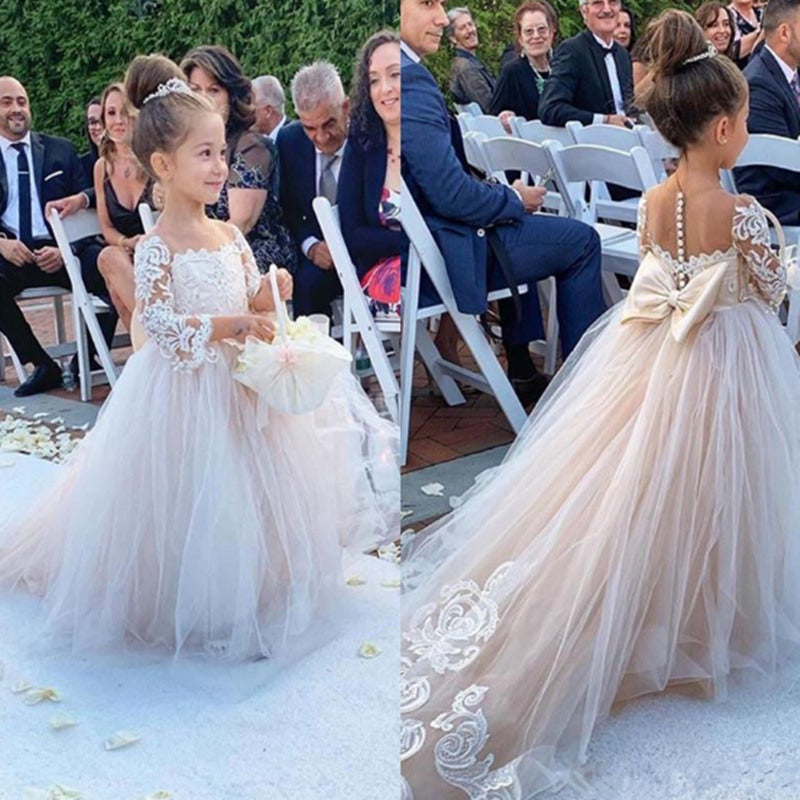 Girls' Pettiskirt Princess Wedding Dress for Performances