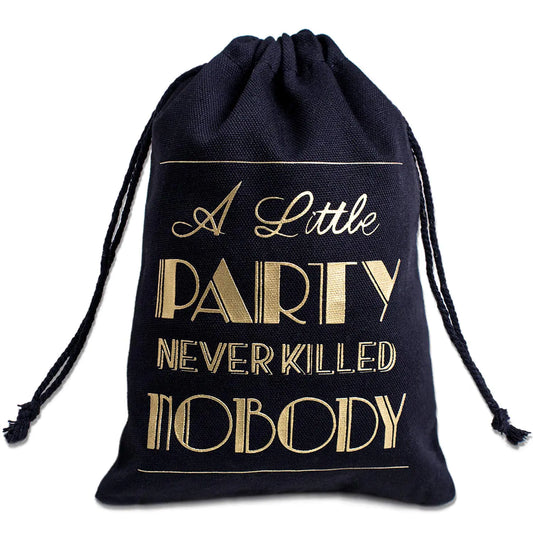 Letjolt Party Recovery Kit Bags Set of 5 - Black 5x7