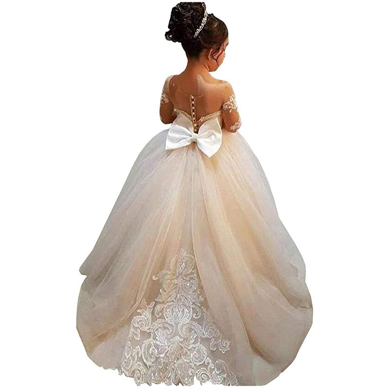 Girls' Pettiskirt Princess Wedding Dress for Performances