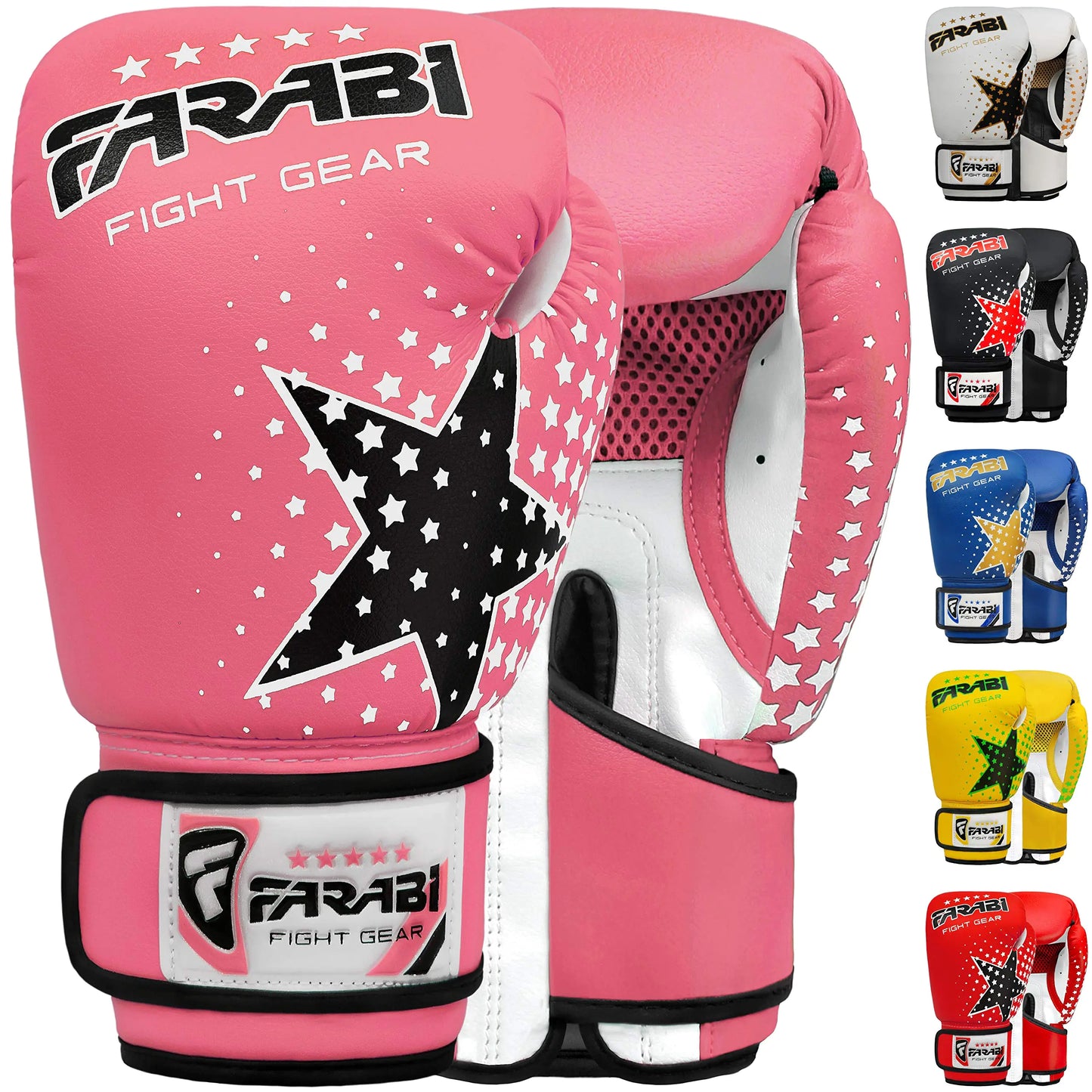 Kids boxing gloves junior boxing gloves junior MMA Muay thai kickboxing and punching bag mitts 6 oz Pink