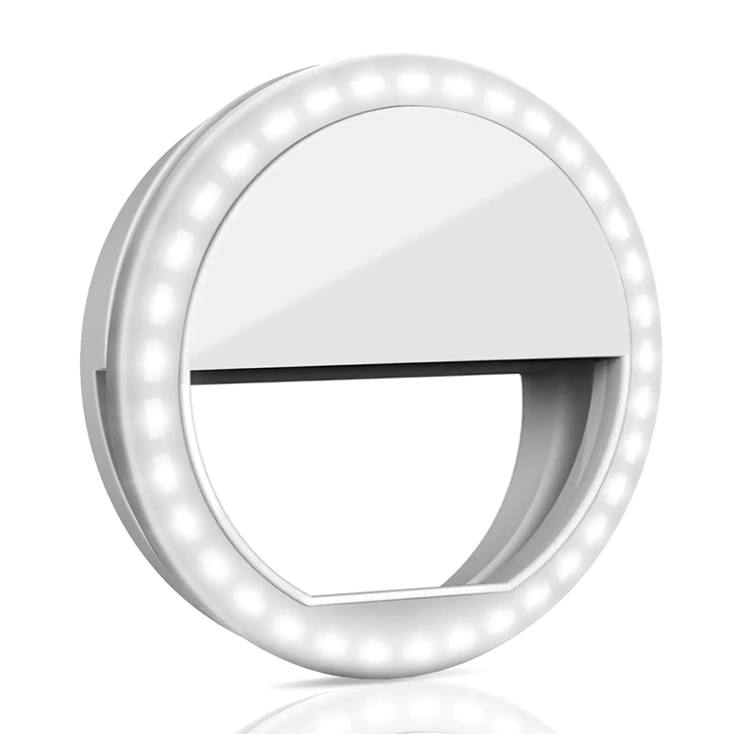Selfie Ring Light QIAYA Portable Clip Selfie Light with 36 LED for Smart Phone Photography Camera Video