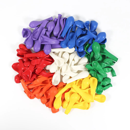 5 Inch Balloons Assorted Colors 105 Pieces JOGAMS Rainbow Balloons Party Balloons for Birthday Party Wedding Baby Shower Picnic Festival Anniversary Decorations