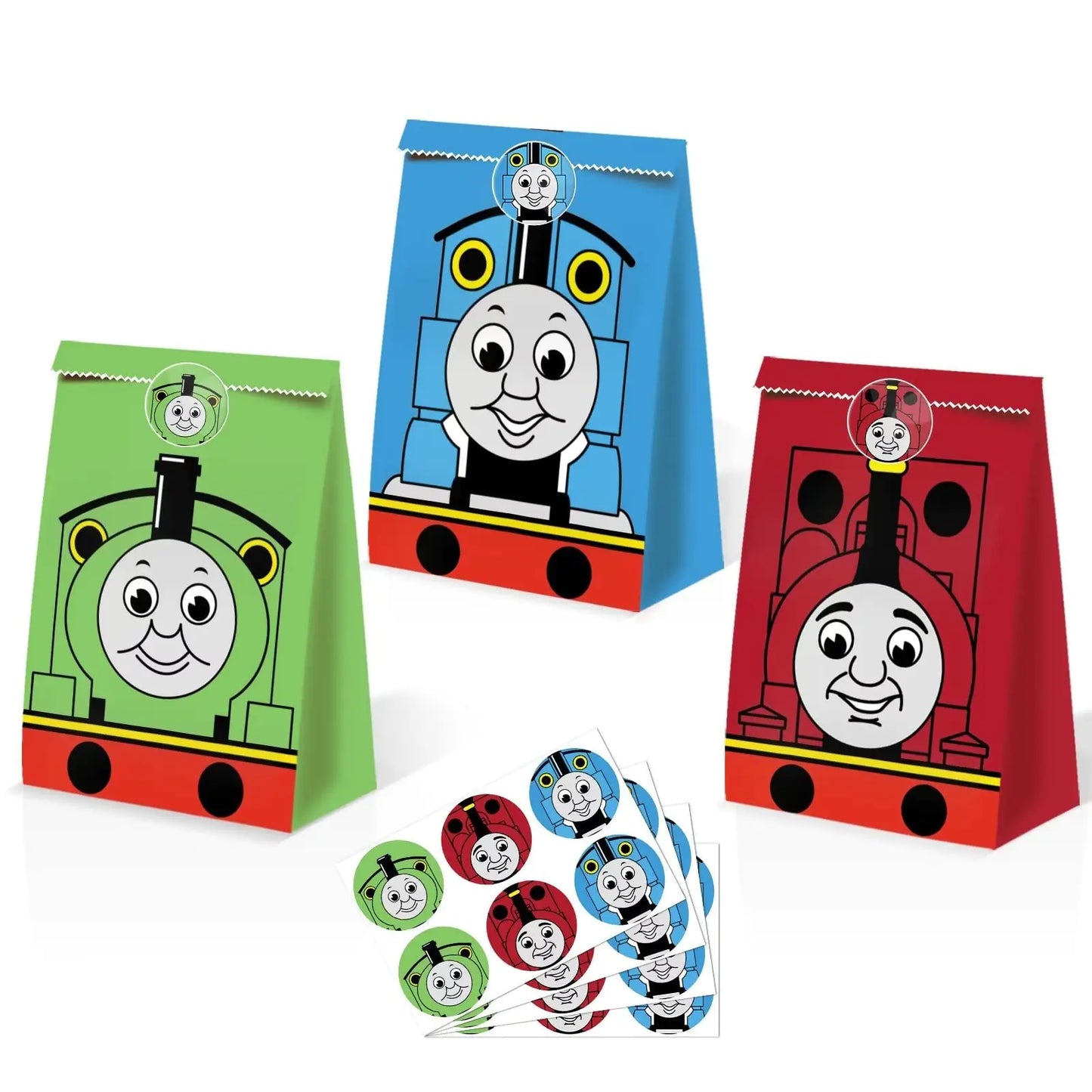Train Theme Party Favor Bags