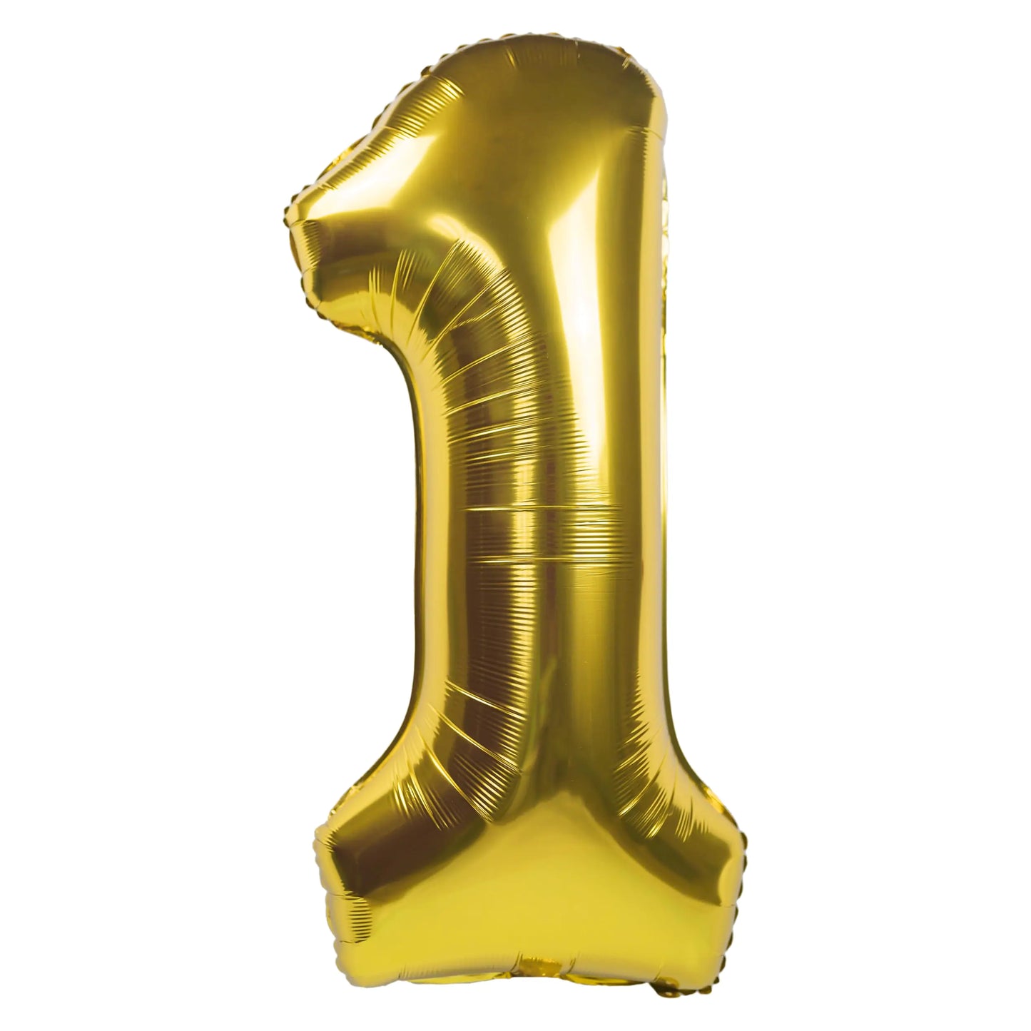 Party Kawaii 32 inch Giant Number Helium Foil Birthday Party Balloons (Gold Number 1)