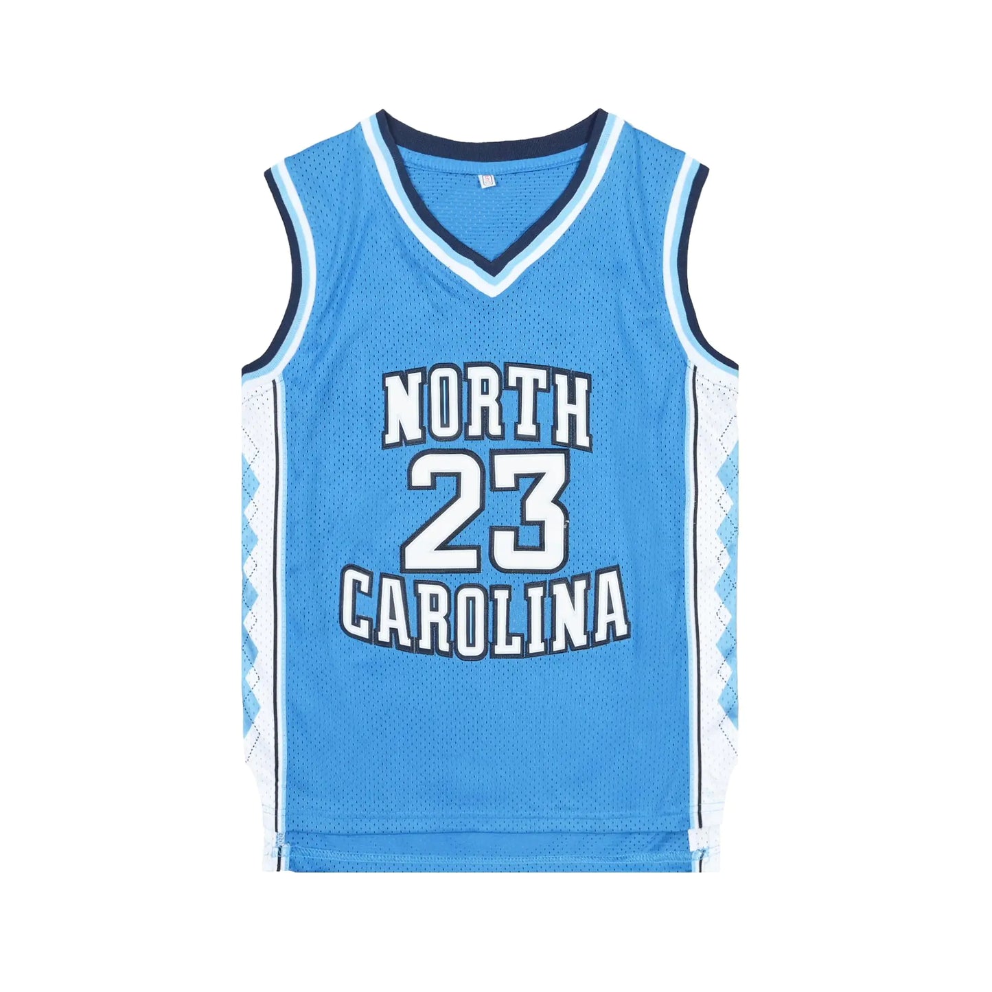 hbmrakra Classic Mens Basketball Jersey North Carolina Embroidery Unisex Fans # 23 Basketball Shirt (Blue S) Small