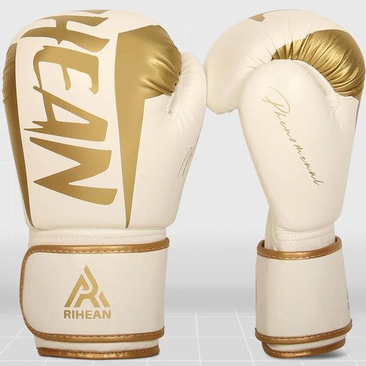 Boxing Training Gloves for Men Women Kids | Premium Quality Lightweight Shock Absorbent Boxing Gloves for Boxing MMA Muay Thai Kickboxing | Speed Series 12oz White