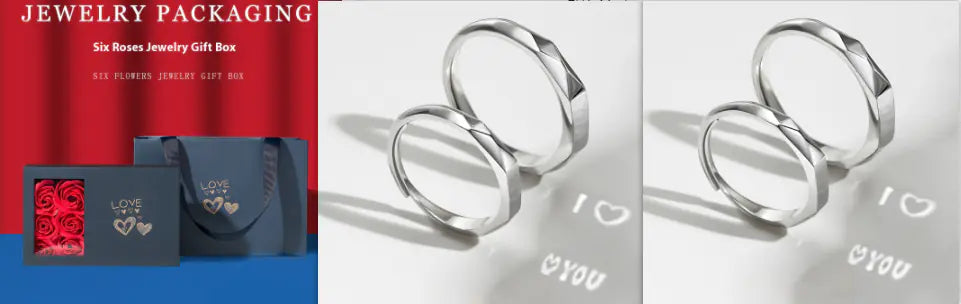 Sterling Silver Couple Rings