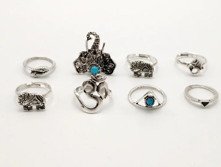 Vintage Ring Set - Six and Eight Piece Collections