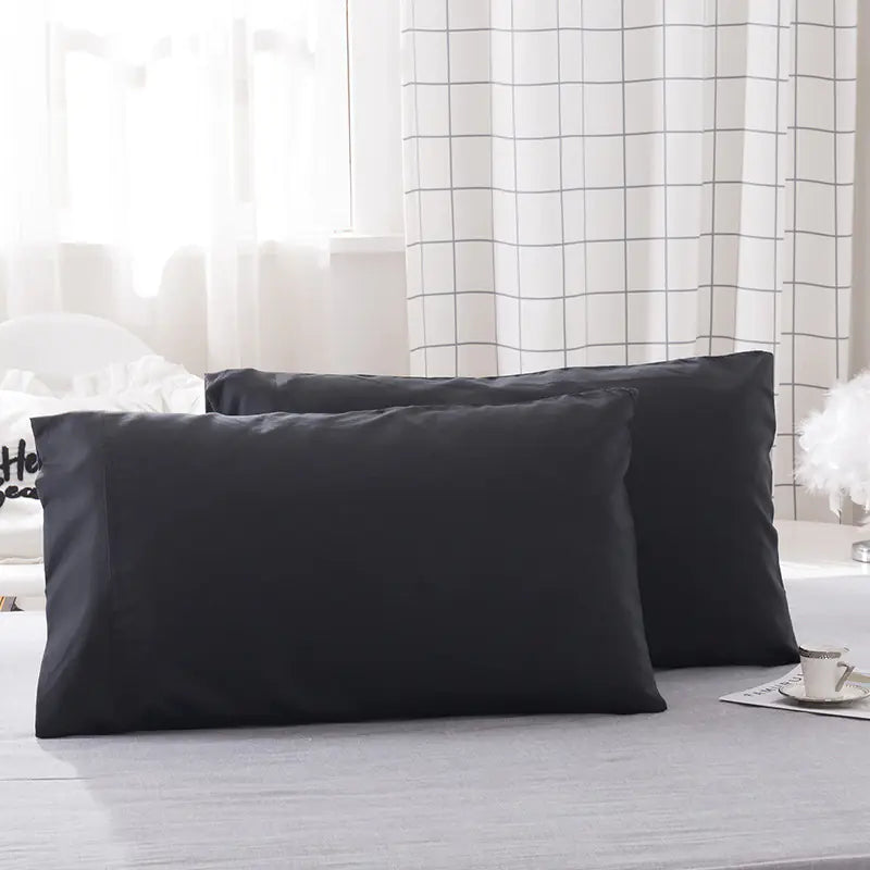 Vio Bedding Set - Solid Color Pillowcase Collection