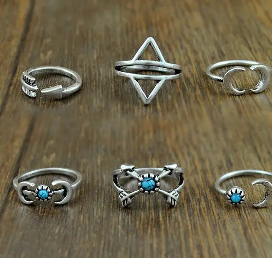 Vintage Ring Set - Six and Eight Piece Collections