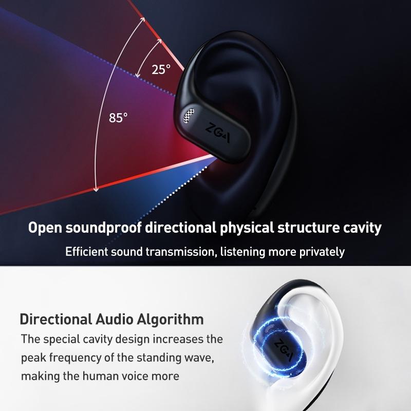 NNEDSZ Wireless Bluetooth Earphone Ear-Mounted - Black