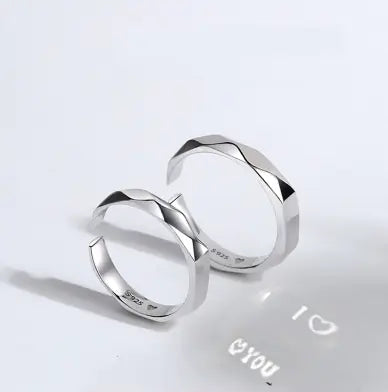 Sterling Silver Couple Rings