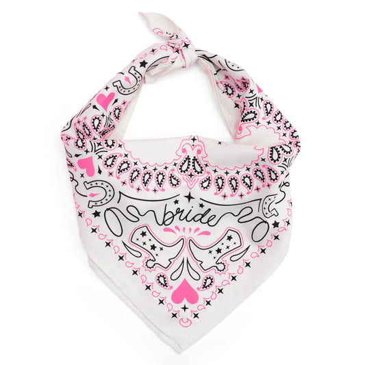 xo Fetti Bachelorette Party Pink Rodeo Bride Bandana | Last Rodeo Bachelorette Party Decorations Bridesmaid Gift Bridal Shower Party Favor Nashville Bride Wedding Party Favor