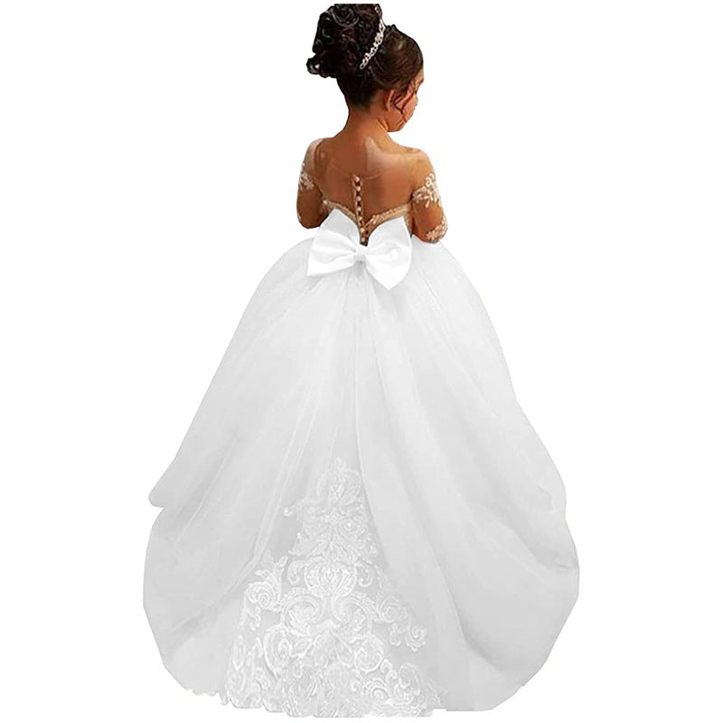 Girls' Pettiskirt Princess Wedding Dress for Performances