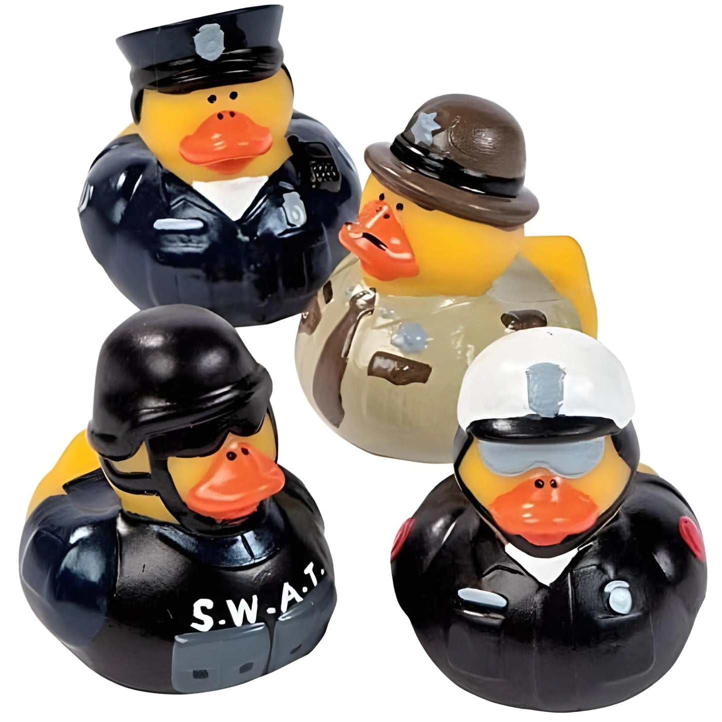 12 Police Rubber Ducks - Police Party Favors for Kids and Adults Police Party Decorations Birthday Party Supplies Cops and Robbers Role Play - Police Appreciation Party Theme