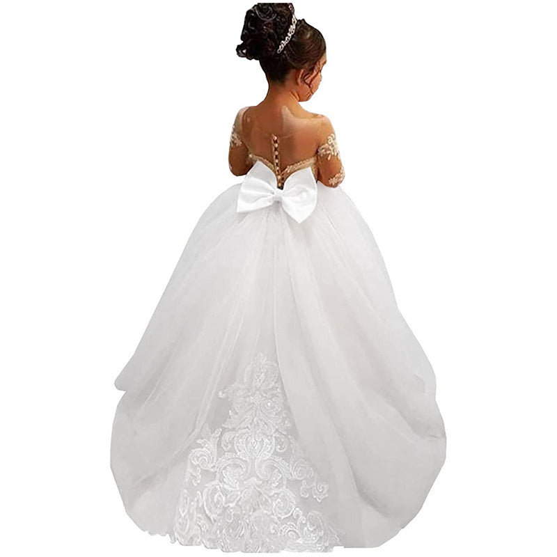 Girls' Pettiskirt Princess Wedding Dress for Performances