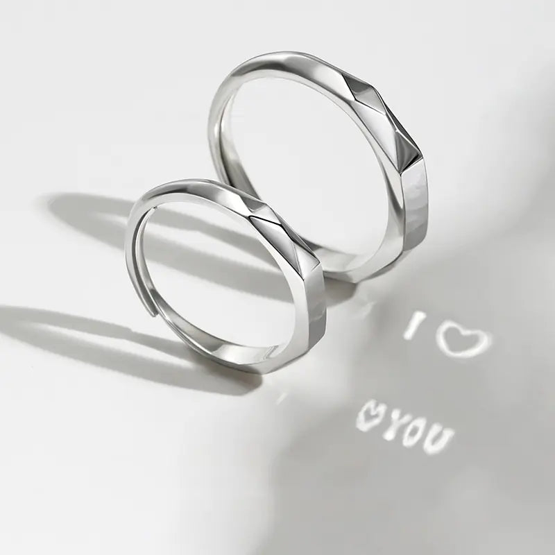 Sterling Silver Couple Rings