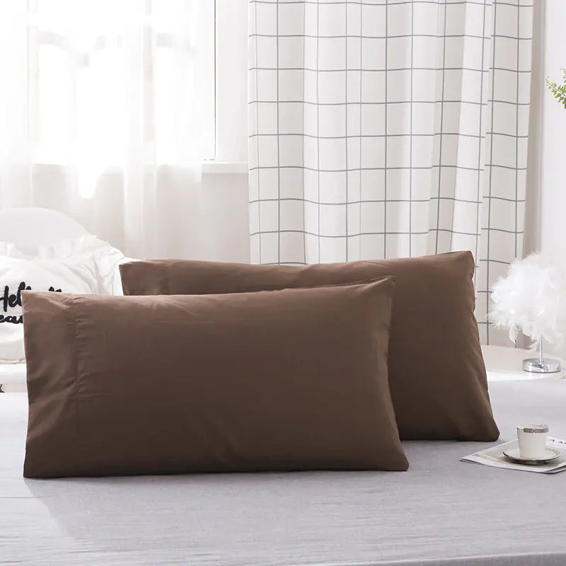 Vio Bedding Set - Solid Color Pillowcase Collection