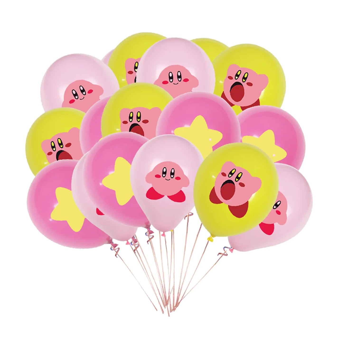 18Pcs Cute Anime Party Decoration Balloons Latex Balloon Anime Theme Party SuppliesKawaii Birthday Party Ballons