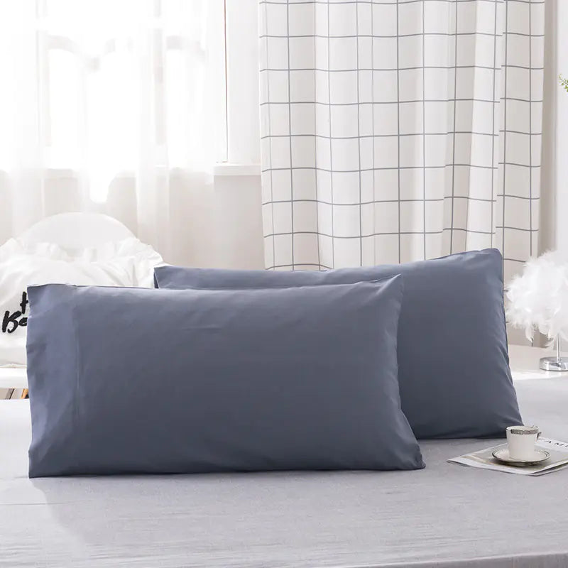 Vio Bedding Set - Solid Color Pillowcase Collection