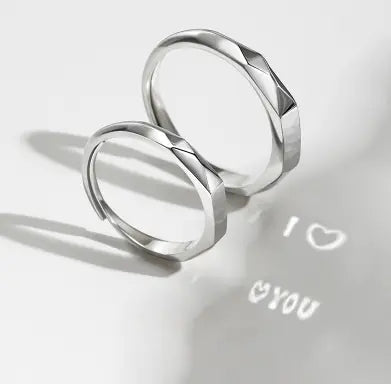 Sterling Silver Couple Rings