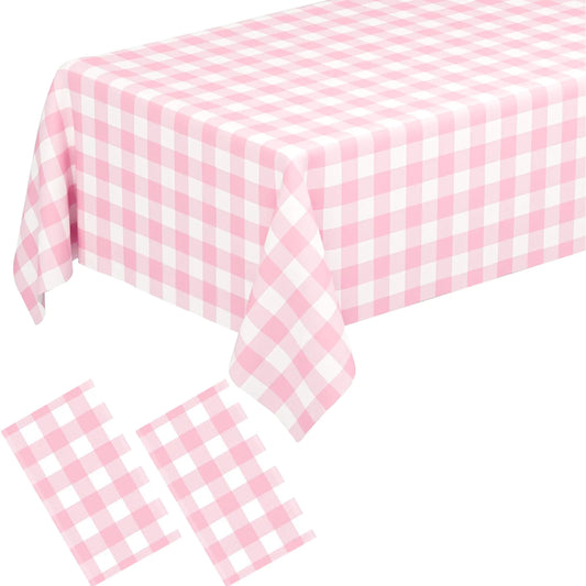 WNINK Football Tablecloth Party Decorations 2 Pack Plastic Football Table Cover for  Birthday Party Football Themed Party Sports Party Games Decorations 54 X 108 Inch